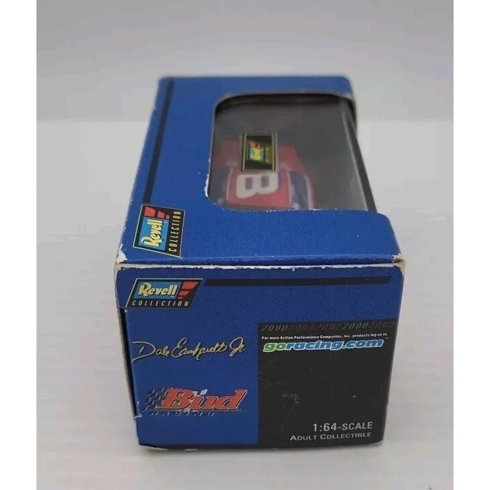 #8 DALE JR 2000 REVELL BUDWEISER CAR IN DISPLAY CASE 1/64TH SCALE‎